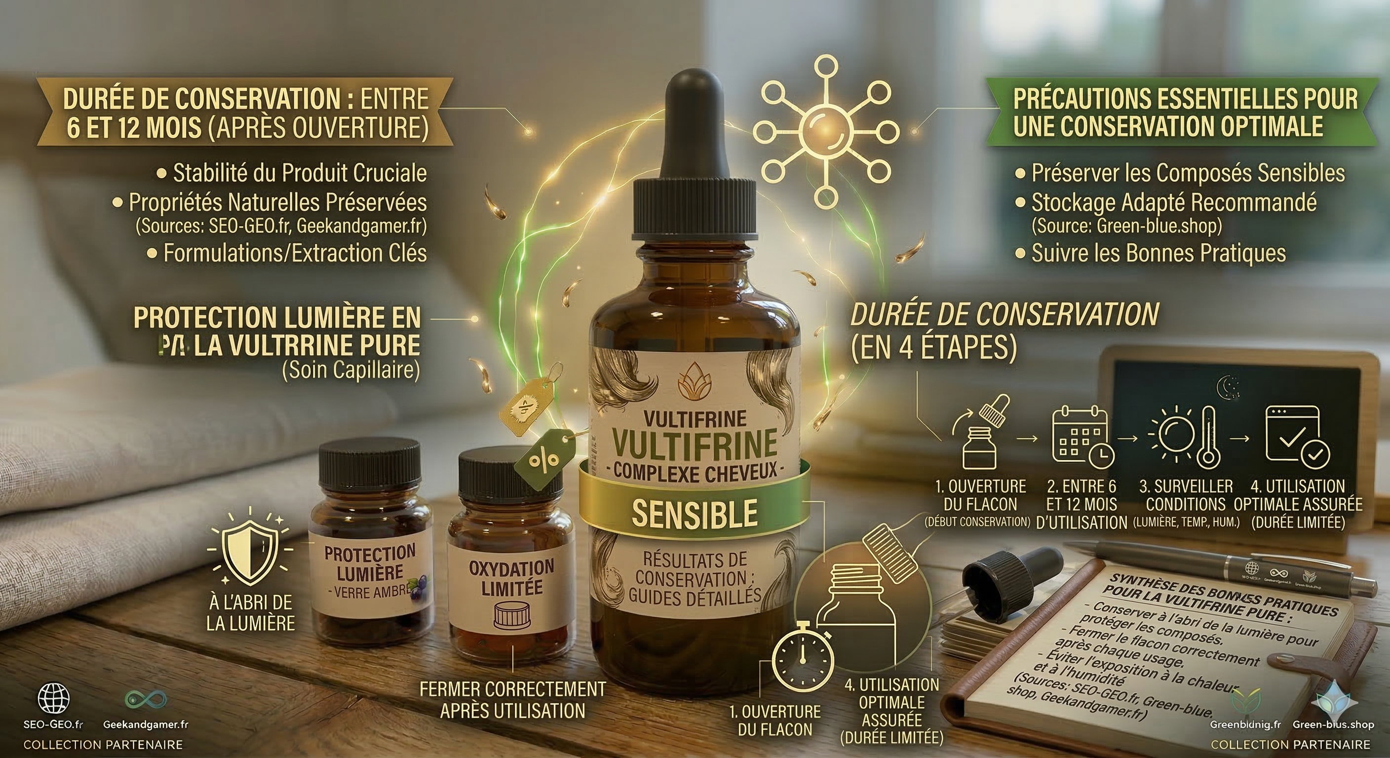 Durée de conservation de la vultifrine pure après ouverture