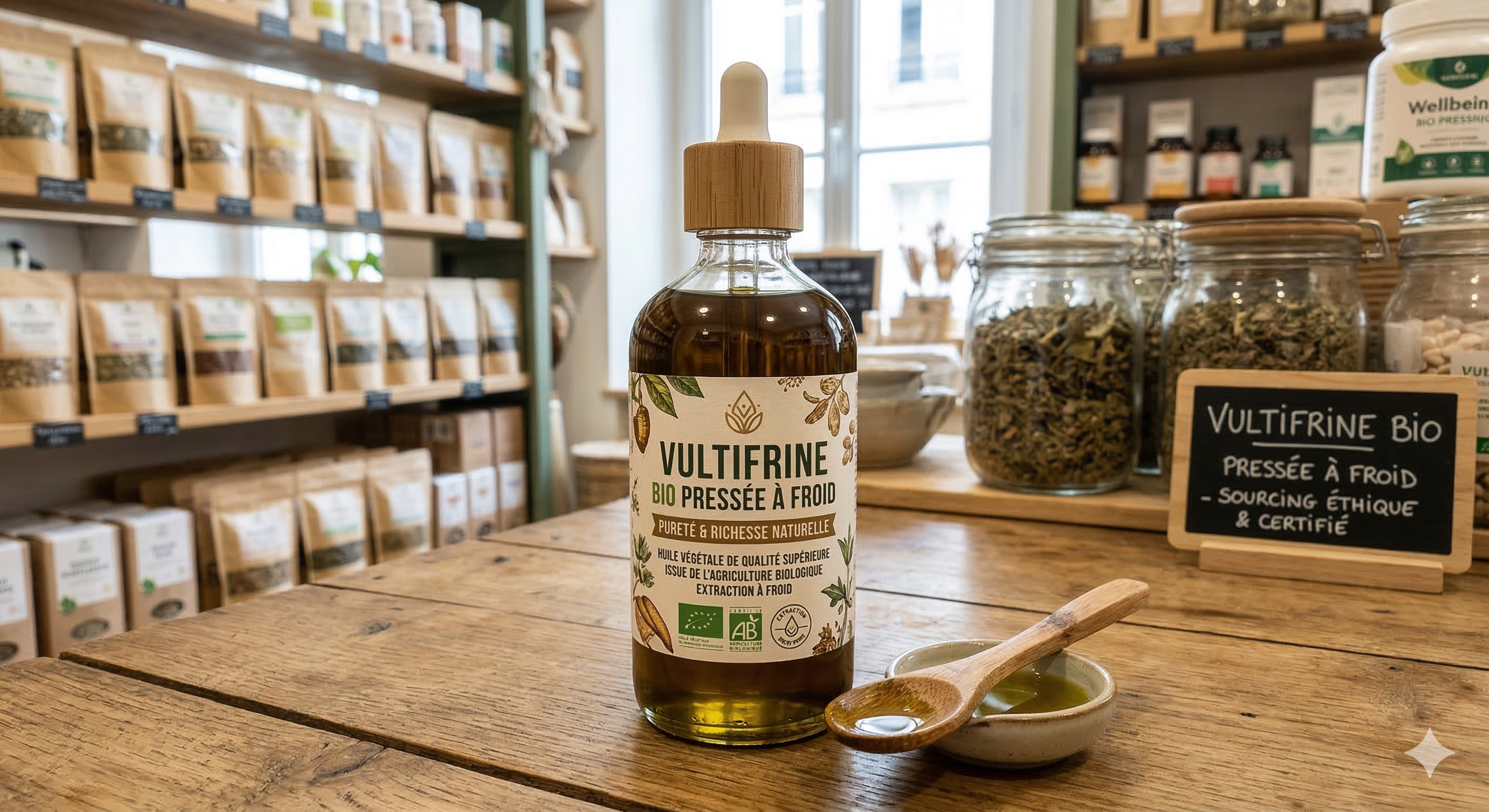 Vultifrine bio pressée à froid en France